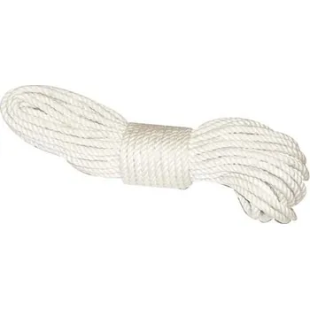 Šňůra na prádlo Šňůra prádelní 15m bavlna stáčená CZ