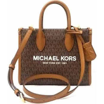 Kabelka MICHAEL KORS MIRELLA dámská kabelka 35F2G7ZC5B BROWN SM SHOPPER TZ XBODY Michael Kors 35F2G7ZC5B