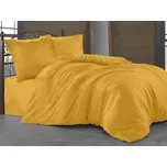 Saténové povlečení žluté 140x200 70x90