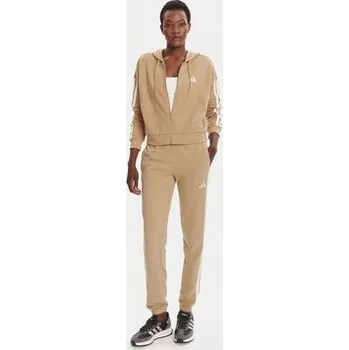 Dámská mikina adidas Mikina Essentials 3-Stripes JY3133 Béžová Regular Fit M