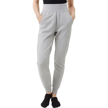 Dámské tenisové tepláky Björn Borg Sthlm High Waist Sweat - light grey melange Šedý (L)