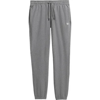 Pánské tenisové tepláky Wilson Unisex Crew Pant - medium gray heather Šedý (M)