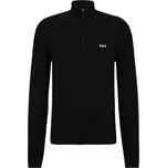 Pánská tenisová mikina BOSS Perform-X 1/4 Zip Černý (XL)