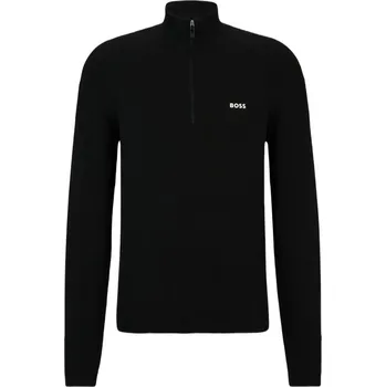 Pánská mikina Pánská tenisová mikina BOSS Perform-X 1/4 Zip Černý (XL)