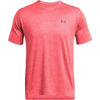 Pánské tričko Pánské tričko Under Armour UA Tech Vent Short Slelve - red solstice/black Červený (S)
