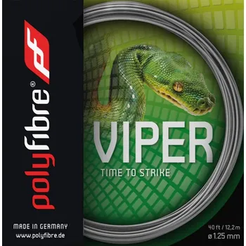 Tenis Tenisový výplet Polyfibre Viper (12,2 m) Šedý (1.30 mm)