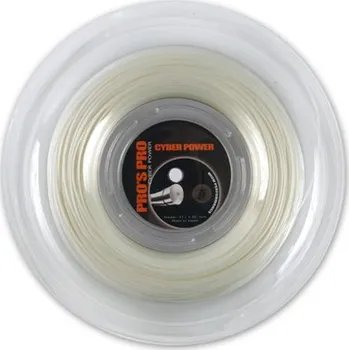 Struna na výplet tenisové rakety Tenisový výplet Pro's Pro Cyber Power (200 m) Bílý (1.30 mm)