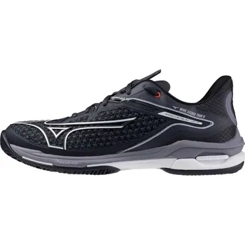 Pánská sportovní obuv Pánská obuv Mizuno Wave Exceed Tour 6 CC - odyssey gray/white/blue granite Šedý (47)