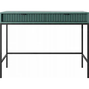 Toaletní stolek Moderní Zeleň toaletní Toaletní Stolek s černým rámem - 104x50x77 cm