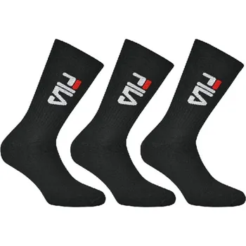 Pánské ponožky Ponožky Fila Calza Tennis Socks 3P Černý (35-38)