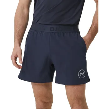Pánské kraťasy Pánské tenisové kraťasy Björn Borg Ace Graphic Short Shorts Modrý (XXL)