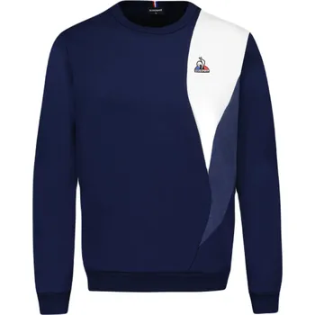 Pánská mikina Pánská tenisová mikina Le Coq Sportif SAISON 1 Crew Sweat N°1 SS23 - bleu nuit Modrý (S)