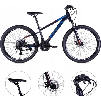Horské kolo Horské kolo MTB Hurtex RIDER 26 R13 GP rám 13 palců, kola 26", modré