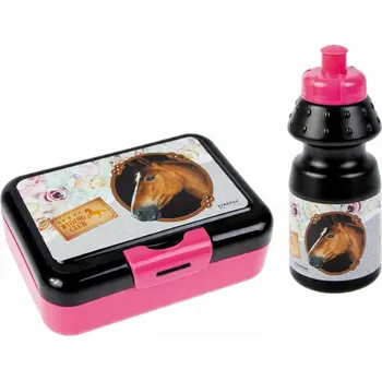 Láhev Sada lahev na pití a svačinový box Starpak láhev na pití nádoba na vodu lahev na pití pro děti 350 ml