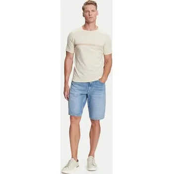 Pánské oblečení BOSS T-Shirt 50517970 Béžová Slim Fit XXL