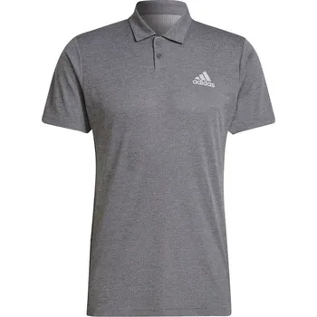 Pánské tenisové polo tričko Adidas HEAT.RDY M - grey three/white Šedý (S)