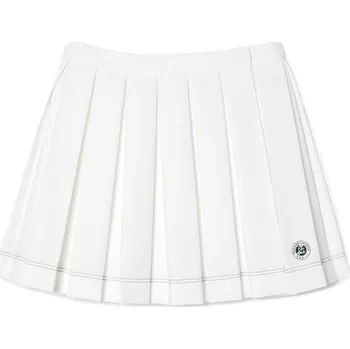 Dámská sukně Dámská tenisová sukně Lacoste Sport Roland Garros Edition Pleated - white Bílý (M)