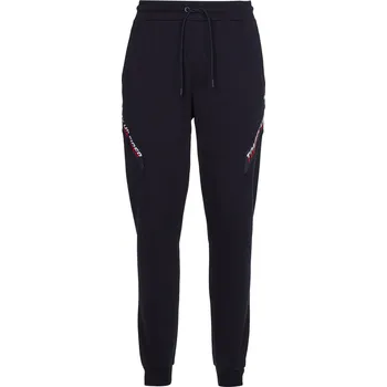 Pánské tenisové tepláky Tommy Hilfiger Tape Pant - desert sky Modrý (M)
