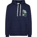 Pánská tenisová mikina Lacoste Men's Live Hoodie - blue marine Modrý (S)
