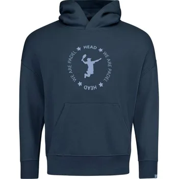 Pánská mikina Pánská tenisová mikina Head Padel Hoodie - navy Modrý (M)