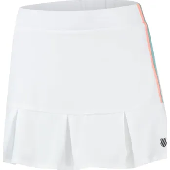 Dámská sukně Dámská tenisová sukně K-Swiss Tac Hypercourt Pleated 3 - white Bílý (XS)