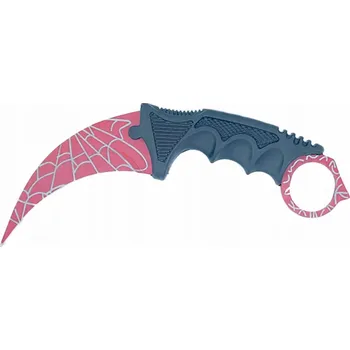 Kuchyňský nůž NŮŽ KARAMBIT PRO PŘEŽITÍ CS:GO TRÉNINKOVÝ - Red Spider Web