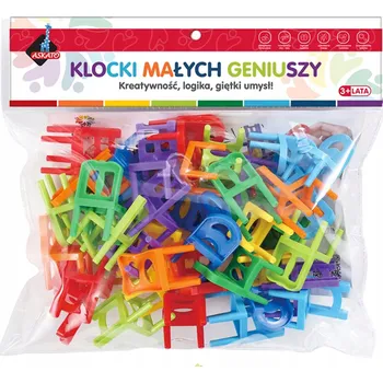 ostatní stavebnice Stavební STAVEBNICE pro děti, 40 dílů - Sada stavebnicových kostek MIX