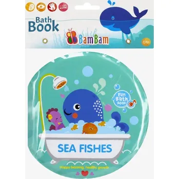 Hračka pro nejmenší Bam Bam Knížka do koupele Mořská zvířata