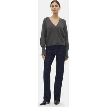 Dámský svetr Vero Moda Kardigan Lea 10249632 Šedá Regular Fit XL