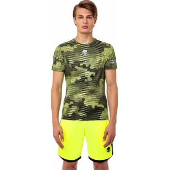 Pánské tričko Hydrogen Tech Camo Tee Man Žlutý (S)