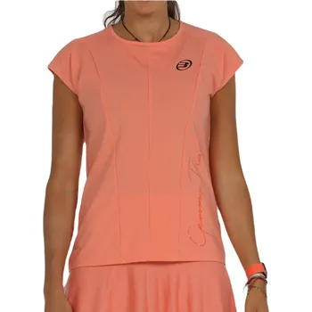 Dámské tričko Bullpadel Yodar - coral Růžový (XS)