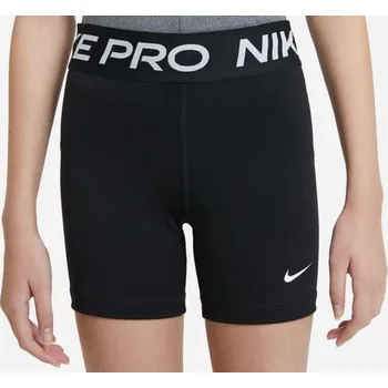 Dívčí kraťasy Nike Pro 3in - black/white Černý (XS)
