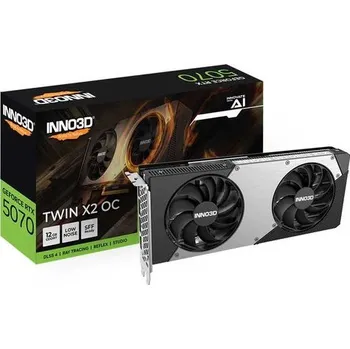 Grafická karta INNO3D GeForce RTX 5070 Twin X2 OC 12G N50702-12D7X-195064N