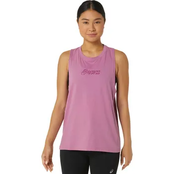 Dámský tenisový top Asics Logo Tank - soft berry Růžový (S)