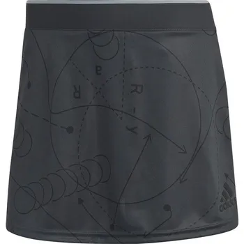 Dámská sukně Dámská tenisová sukně Adidas Club Graphskirt - carbon Černý (XS)