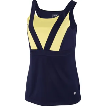 Dámský tenisový top Fila Top Elisa - navy Modrý (L)