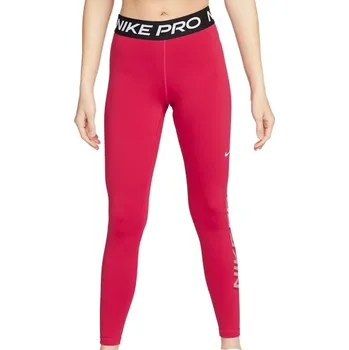 Dámské legíny Legíny Nike Pro Dri-Fit Tight Hi Rise - mystic hibiscus/black/white Růžový (L)
