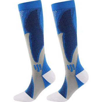 Pánské ponožky Merco Racer kompresní podkolenky modrá Velikost oblečení: L