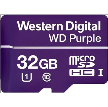 Paměťová karta Western Digital WD MicroSDHC karta 32GB Purple WDD032G1P0C Class 10, 16TBW WDD032G1P0C