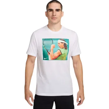 Pánské tričko Pánské tričko Nike Court French Open Limited Edition RAFA - white Bílý (S)