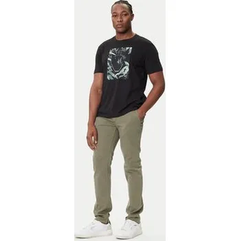 Pánské oblečení BOSS T-Shirt Te_Animali 50546362 Černá Regular Fit XXL