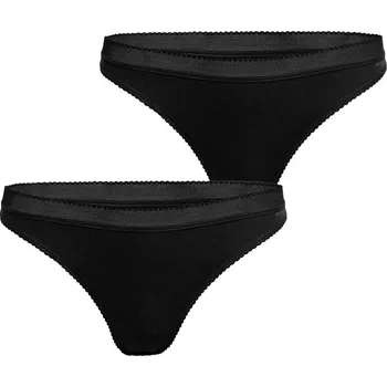 Kalhotky Kalhotky Björn Borg Core Thong 2P - black Černý (XL)