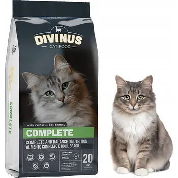 Krmivo pro kočku Suché krmivo pro kočky Divinus Cat Complete 20 kg