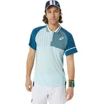 Pánské tenisové polo tričko Asics Match - aquamarine Tyrkysový (S)