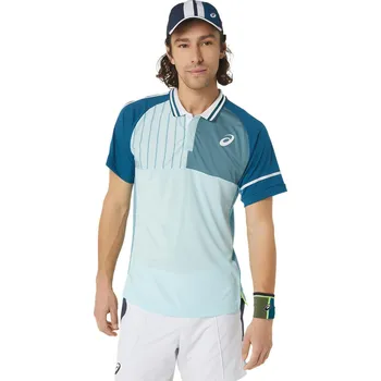 Pánské tričko Pánské tenisové polo tričko Asics Match - aquamarine Tyrkysový (S)