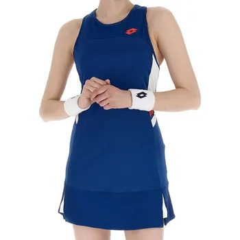 Dámské šaty Dámské tenisové šaty Lotto Squadra III Modrý (S)