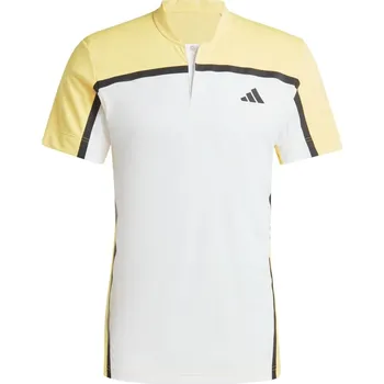 Pánské tričko Pánské tenisové polo tričko Adidas Heat.Rdy FreeLift Pro - white/orange/black Bílý (S)