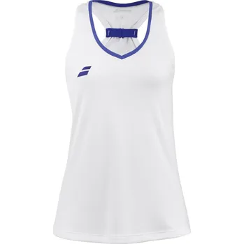 Dívčí tričko Dívčí trička Babolat Play Tank Top Girl Bílý (164 cm)