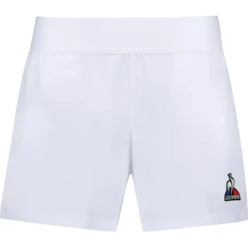 Dámské kraťasy Dámské tenisové kraťasy Le Coq Sportif Short 22 No.1 W - new optical white Bílý (XL)