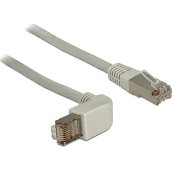 Síťový kabel Delock Cable RJ45 Cat.5e SFTP pravoúhlý / přímý 1 m 83515